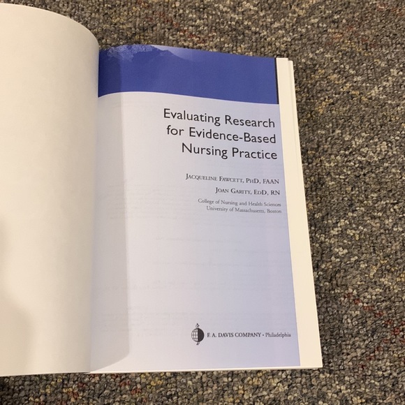Evaluating Research for Evidence Based Nursing by J Fawcett J Garity NEW PB - Picture 6 of 6